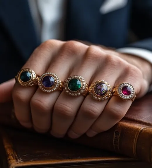 Gemstone Rings and Rich Hues